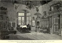 An illustration from Das deutsche Zimmer der Gothik und Renaissance : des Barock-, Rococo- und Zopfstils Anregungen zu häuslicher Kunstpflege (1886)
