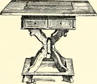 An illustration from Das deutsche Zimmer der Gothik und Renaissance : des Barock-, Rococo- und Zopfstils Anregungen zu häuslicher Kunstpflege (1886)