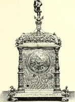 An illustration from Das deutsche Zimmer der Gothik und Renaissance : des Barock-, Rococo- und Zopfstils Anregungen zu häuslicher Kunstpflege (1886)