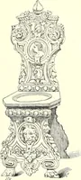 An illustration from Das deutsche Zimmer der Gothik und Renaissance : des Barock-, Rococo- und Zopfstils Anregungen zu häuslicher Kunstpflege (1886)