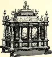 An illustration from Das deutsche Zimmer der Gothik und Renaissance : des Barock-, Rococo- und Zopfstils Anregungen zu häuslicher Kunstpflege (1886)