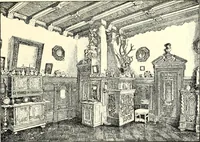 An illustration from Das deutsche Zimmer der Gothik und Renaissance : des Barock-, Rococo- und Zopfstils Anregungen zu häuslicher Kunstpflege (1886)