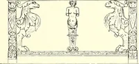 An illustration from Das deutsche Zimmer der Gothik und Renaissance : des Barock-, Rococo- und Zopfstils Anregungen zu häuslicher Kunstpflege (1886)