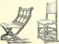 An illustration from Das deutsche Zimmer der Gothik und Renaissance : des Barock-, Rococo- und Zopfstils Anregungen zu häuslicher Kunstpflege (1886)