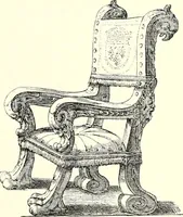 An illustration from Das deutsche Zimmer der Gothik und Renaissance : des Barock-, Rococo- und Zopfstils Anregungen zu häuslicher Kunstpflege (1886)