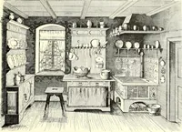 An illustration from Das deutsche Zimmer der Gothik und Renaissance : des Barock-, Rococo- und Zopfstils Anregungen zu häuslicher Kunstpflege (1886)