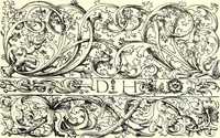 An illustration from Das deutsche Zimmer der Gothik und Renaissance : des Barock-, Rococo- und Zopfstils Anregungen zu häuslicher Kunstpflege (1886)