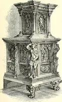 An illustration from Das deutsche Zimmer der Gothik und Renaissance : des Barock-, Rococo- und Zopfstils Anregungen zu häuslicher Kunstpflege (1886)