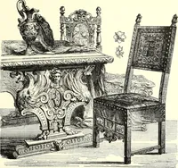 An illustration from Das deutsche Zimmer der Gothik und Renaissance : des Barock-, Rococo- und Zopfstils Anregungen zu häuslicher Kunstpflege (1886)