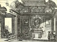 An illustration from Das deutsche Zimmer der Gothik und Renaissance : des Barock-, Rococo- und Zopfstils Anregungen zu häuslicher Kunstpflege (1886)