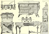 An illustration from Das deutsche Zimmer der Gothik und Renaissance : des Barock-, Rococo- und Zopfstils Anregungen zu häuslicher Kunstpflege (1886)