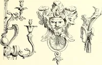 An illustration from Das deutsche Zimmer der Gothik und Renaissance : des Barock-, Rococo- und Zopfstils Anregungen zu häuslicher Kunstpflege (1886)
