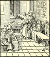 An illustration from Das deutsche Zimmer der Gothik und Renaissance : des Barock-, Rococo- und Zopfstils Anregungen zu häuslicher Kunstpflege (1886)