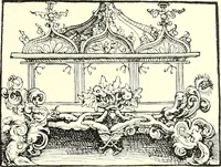 An illustration from Das deutsche Zimmer der Gothik und Renaissance : des Barock-, Rococo- und Zopfstils Anregungen zu häuslicher Kunstpflege (1886)