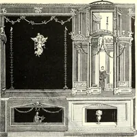 An illustration from Das deutsche Zimmer der Gothik und Renaissance : des Barock-, Rococo- und Zopfstils Anregungen zu häuslicher Kunstpflege (1886)