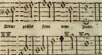 An illustration from Das hohe Lied dess Königes Salomons, nach der Ordnung dess Textes summarischen gebeten Rand, Glossen und kurtzen Beschluss-Liedern (1662)