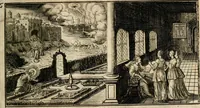 Picture 14 of 16 from Das hohe Lied dess Königes Salomons, nach der Ordnung dess Textes summarischen gebeten Rand, Glossen und kurtzen Beschluss-Liedern (1662), leaf 230