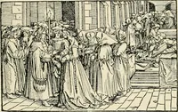 An illustration from Das häusliche Leben der europäischen Kulturvölker vom Mittelalter bis zur zweiten Hälfte des 18. Jahrhunderts (1903)