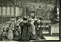 An illustration from Das häusliche Leben der europäischen Kulturvölker vom Mittelalter bis zur zweiten Hälfte des 18. Jahrhunderts (1903)
