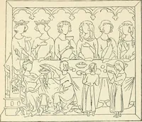 An illustration from Das häusliche Leben der europäischen Kulturvölker vom Mittelalter bis zur zweiten Hälfte des 18. Jahrhunderts (1903)