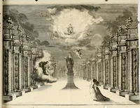 Picture 19 of 37 from Das vestalische ewige Feur, zur Geburts-Befrolokung deren Römischen Kayserlichen Mayestätten Leopold vnd Clavdia durchleuchtigisten Prinzessin Anna Maria auff der grossen Schau-Bühne gesungener vorgestellt, auss dem Wälschen in das Teutsche übersetzet (1674), leaf 37