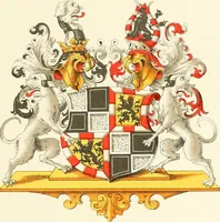 Picture 16 of 37 from Das Wappen des fürstlichen Hauses Hohenzollern in seiner Entwicklung von der ältesten Zeit bis zur Gegenwart historisch dargestellt, nebst Anhang: Hohenzollern'sche Allianz-Wappen (1889), leaf 40