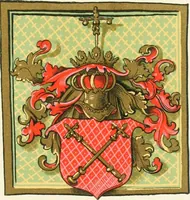Picture 18 of 37 from Das Wappen des fürstlichen Hauses Hohenzollern in seiner Entwicklung von der ältesten Zeit bis zur Gegenwart historisch dargestellt, nebst Anhang: Hohenzollern'sche Allianz-Wappen (1889), leaf 46