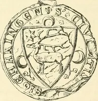 Picture 28 of 37 from Das Wappen des fürstlichen Hauses Hohenzollern in seiner Entwicklung von der ältesten Zeit bis zur Gegenwart historisch dargestellt, nebst Anhang: Hohenzollern'sche Allianz-Wappen (1889), leaf 59