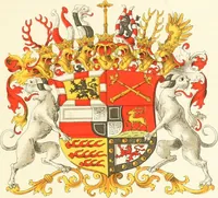Picture 33 of 37 from Das Wappen des fürstlichen Hauses Hohenzollern in seiner Entwicklung von der ältesten Zeit bis zur Gegenwart historisch dargestellt, nebst Anhang: Hohenzollern'sche Allianz-Wappen (1889), leaf 72