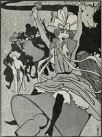 Picture 68 of 473 from Das Weib in der Karikatur Frankreichs : mit 448 Textillustrationen und 72 farbigen Kunstblättern nach seltenen und amüsanten französischen Karikaturen aus allen Zeitepochen (1907), leaf 116