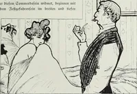 Picture 71 of 473 from Das Weib in der Karikatur Frankreichs : mit 448 Textillustrationen und 72 farbigen Kunstblättern nach seltenen und amüsanten französischen Karikaturen aus allen Zeitepochen (1907), leaf 121