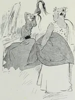 Picture 85 of 473 from Das Weib in der Karikatur Frankreichs : mit 448 Textillustrationen und 72 farbigen Kunstblättern nach seltenen und amüsanten französischen Karikaturen aus allen Zeitepochen (1907), leaf 139
