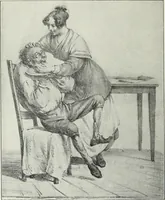 Picture 92 of 473 from Das Weib in der Karikatur Frankreichs : mit 448 Textillustrationen und 72 farbigen Kunstblättern nach seltenen und amüsanten französischen Karikaturen aus allen Zeitepochen (1907), leaf 150
