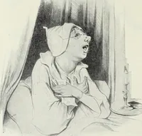 Picture 110 of 473 from Das Weib in der Karikatur Frankreichs : mit 448 Textillustrationen und 72 farbigen Kunstblättern nach seltenen und amüsanten französischen Karikaturen aus allen Zeitepochen (1907), leaf 174