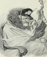 Picture 128 of 473 from Das Weib in der Karikatur Frankreichs : mit 448 Textillustrationen und 72 farbigen Kunstblättern nach seltenen und amüsanten französischen Karikaturen aus allen Zeitepochen (1907), leaf 202