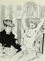 Picture 141 of 473 from Das Weib in der Karikatur Frankreichs : mit 448 Textillustrationen und 72 farbigen Kunstblättern nach seltenen und amüsanten französischen Karikaturen aus allen Zeitepochen (1907), leaf 225