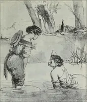 Picture 143 of 473 from Das Weib in der Karikatur Frankreichs : mit 448 Textillustrationen und 72 farbigen Kunstblättern nach seltenen und amüsanten französischen Karikaturen aus allen Zeitepochen (1907), leaf 227