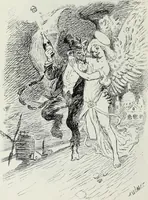 Picture 146 of 473 from Das Weib in der Karikatur Frankreichs : mit 448 Textillustrationen und 72 farbigen Kunstblättern nach seltenen und amüsanten französischen Karikaturen aus allen Zeitepochen (1907), leaf 232