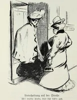 Picture 147 of 473 from Das Weib in der Karikatur Frankreichs : mit 448 Textillustrationen und 72 farbigen Kunstblättern nach seltenen und amüsanten französischen Karikaturen aus allen Zeitepochen (1907), leaf 234