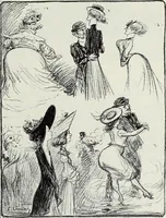Picture 164 of 473 from Das Weib in der Karikatur Frankreichs : mit 448 Textillustrationen und 72 farbigen Kunstblättern nach seltenen und amüsanten französischen Karikaturen aus allen Zeitepochen (1907), leaf 261