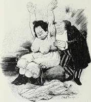 Picture 168 of 473 from Das Weib in der Karikatur Frankreichs : mit 448 Textillustrationen und 72 farbigen Kunstblättern nach seltenen und amüsanten französischen Karikaturen aus allen Zeitepochen (1907), leaf 268