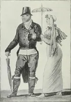 Picture 174 of 473 from Das Weib in der Karikatur Frankreichs : mit 448 Textillustrationen und 72 farbigen Kunstblättern nach seltenen und amüsanten französischen Karikaturen aus allen Zeitepochen (1907), leaf 276