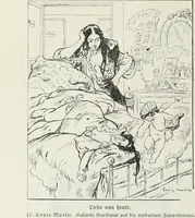 Picture 14 of 473 from Das Weib in der Karikatur Frankreichs : mit 448 Textillustrationen und 72 farbigen Kunstblättern nach seltenen und amüsanten französischen Karikaturen aus allen Zeitepochen (1907), leaf 28