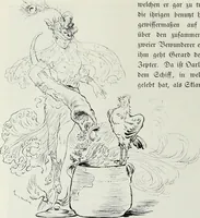 Picture 177 of 473 from Das Weib in der Karikatur Frankreichs : mit 448 Textillustrationen und 72 farbigen Kunstblättern nach seltenen und amüsanten französischen Karikaturen aus allen Zeitepochen (1907), leaf 282