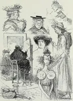 Picture 178 of 473 from Das Weib in der Karikatur Frankreichs : mit 448 Textillustrationen und 72 farbigen Kunstblättern nach seltenen und amüsanten französischen Karikaturen aus allen Zeitepochen (1907), leaf 283
