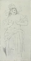Picture 179 of 473 from Das Weib in der Karikatur Frankreichs : mit 448 Textillustrationen und 72 farbigen Kunstblättern nach seltenen und amüsanten französischen Karikaturen aus allen Zeitepochen (1907), leaf 284