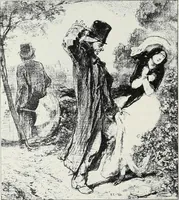 Picture 184 of 473 from Das Weib in der Karikatur Frankreichs : mit 448 Textillustrationen und 72 farbigen Kunstblättern nach seltenen und amüsanten französischen Karikaturen aus allen Zeitepochen (1907), leaf 292