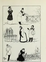 Picture 191 of 473 from Das Weib in der Karikatur Frankreichs : mit 448 Textillustrationen und 72 farbigen Kunstblättern nach seltenen und amüsanten französischen Karikaturen aus allen Zeitepochen (1907), leaf 307