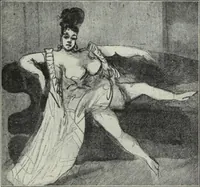 Picture 194 of 473 from Das Weib in der Karikatur Frankreichs : mit 448 Textillustrationen und 72 farbigen Kunstblättern nach seltenen und amüsanten französischen Karikaturen aus allen Zeitepochen (1907), leaf 315
