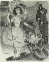 Picture 197 of 473 from Das Weib in der Karikatur Frankreichs : mit 448 Textillustrationen und 72 farbigen Kunstblättern nach seltenen und amüsanten französischen Karikaturen aus allen Zeitepochen (1907), leaf 318